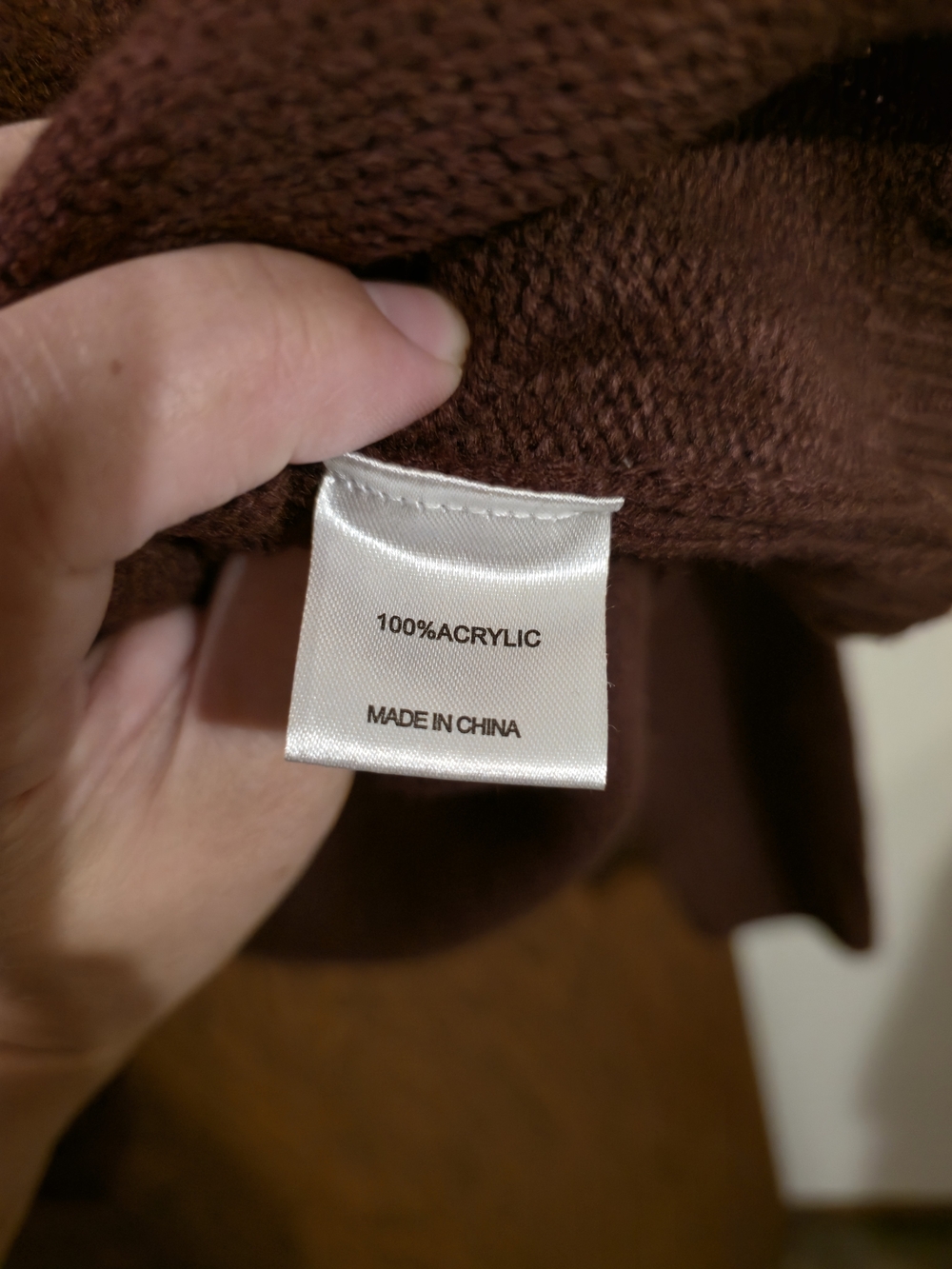 Panache Maroon Crewneck Sweater